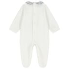 Baby Boys Ivory Teddy Bear Babygrow, 1, hi-res