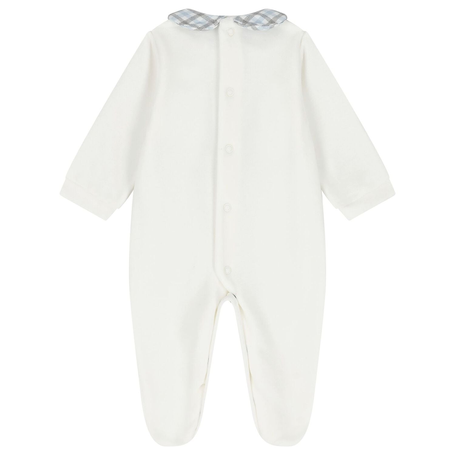 Baby Boys Ivory Teddy Bear Babygrow, 1, hi-res