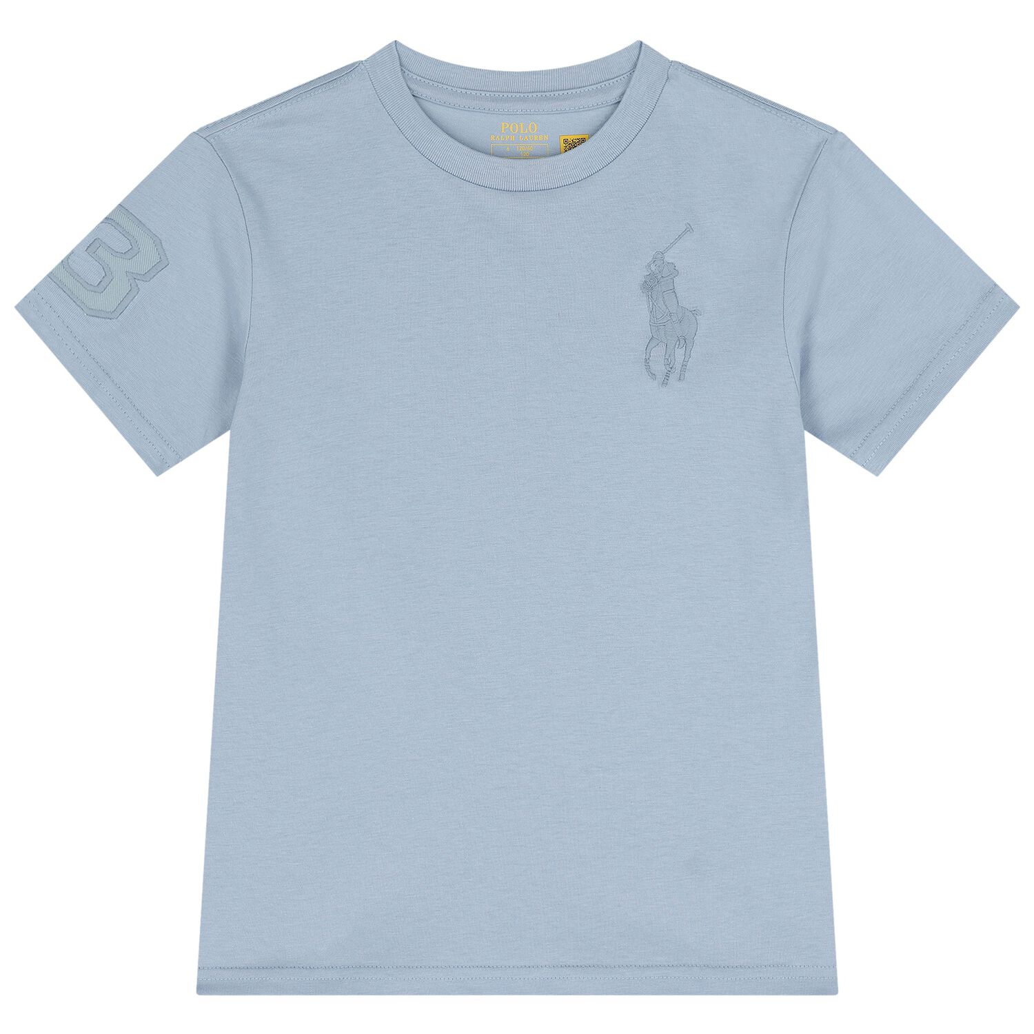 Boys Blue Logo T-Shirt, 1, hi-res