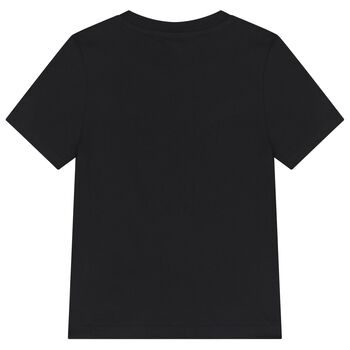 Boys Black Logo T-Shirt