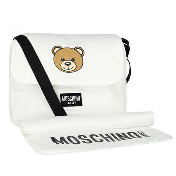 Ivory Teddy Bear Logo Baby Diaper Bag