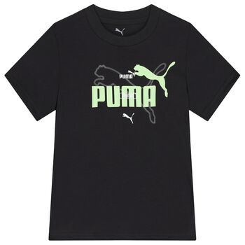 Boys Black Logo T-Shirt