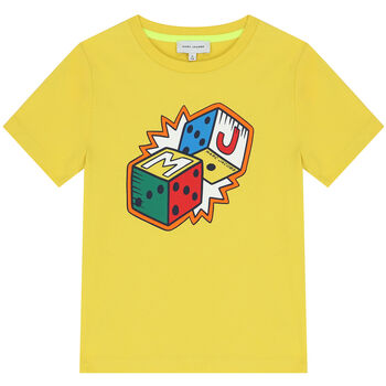 Boys Yellow Logo Dice T-Shirt