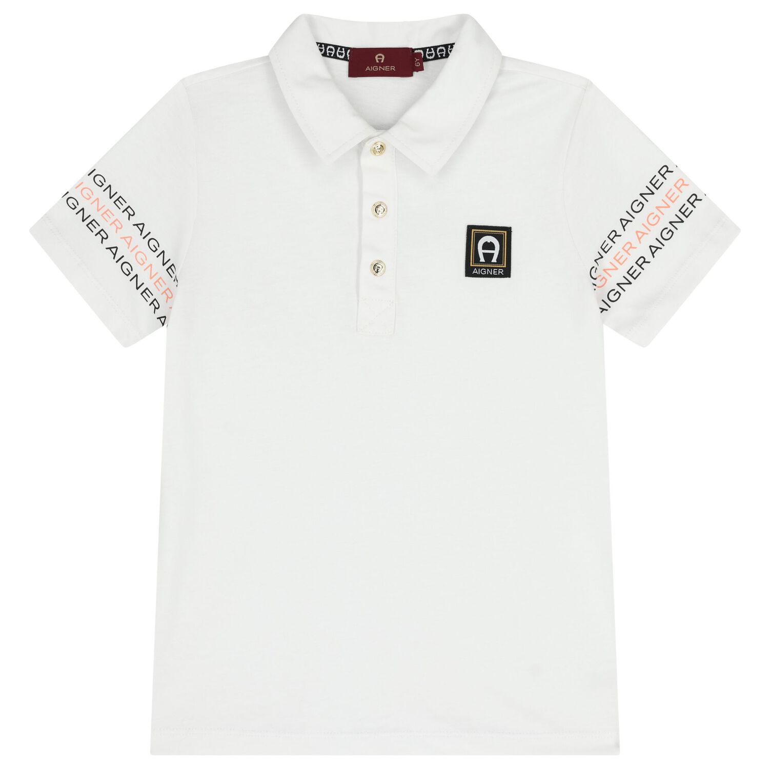 Boys White & Black Logo Shorts Set, 1, hi-res