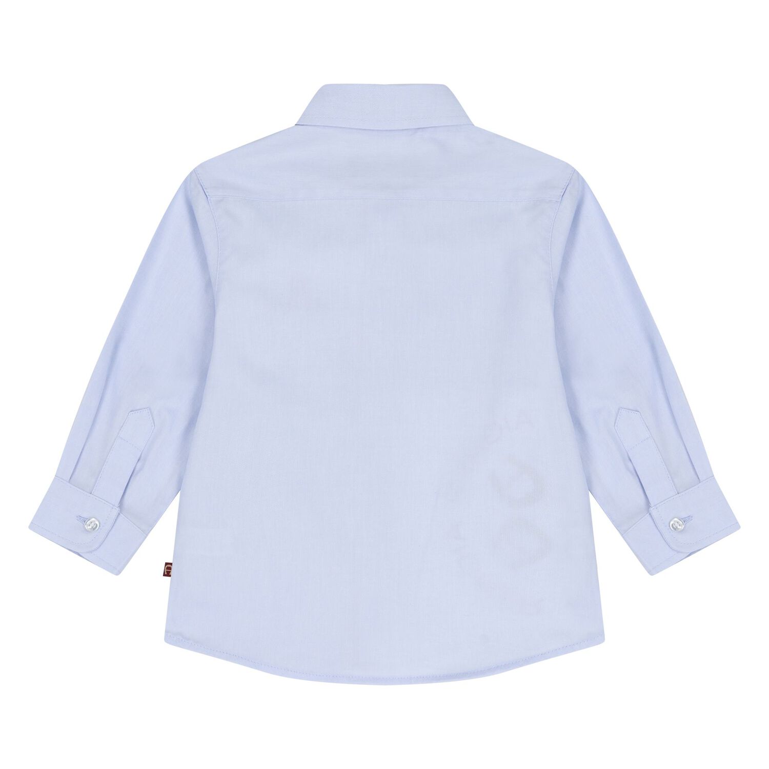 قميص بشعار باللون أزرق وأبيض للأولاد , 1, hi-res