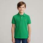 Boys Green Logo Polo Shirt, 2, hi-res