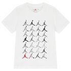 Boys White Jordan Logo T-Shirt, 1, hi-res
