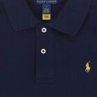 Boys Navy Logo Polo Shirt, 1, hi-res