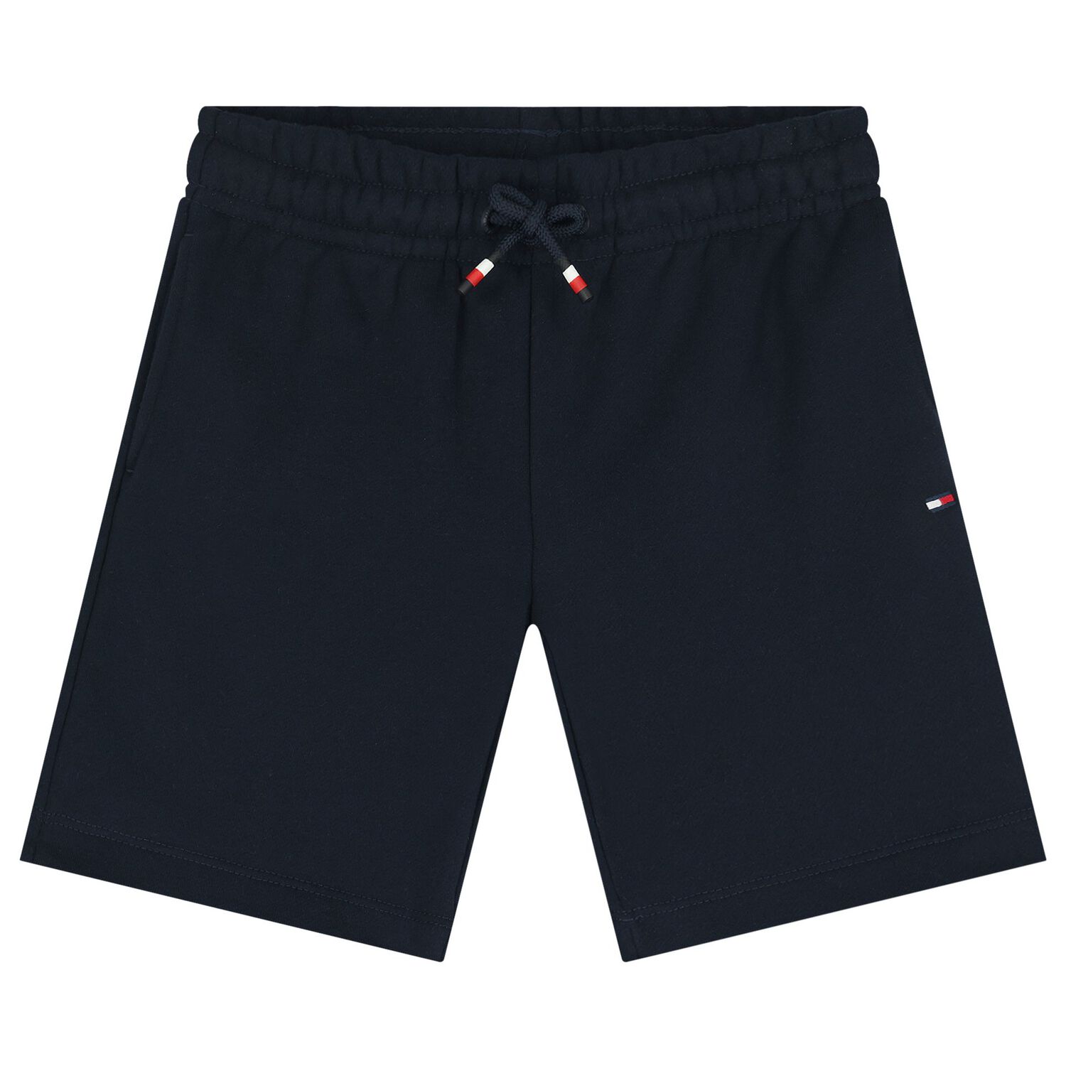 Boys White & Navy Blue Shorts Set, 2, hi-res