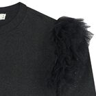 Girls Navy Blue Knitted Cardigan, 1, hi-res