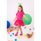 فستان بنات من التول باللون الوردى, 1, hi-res