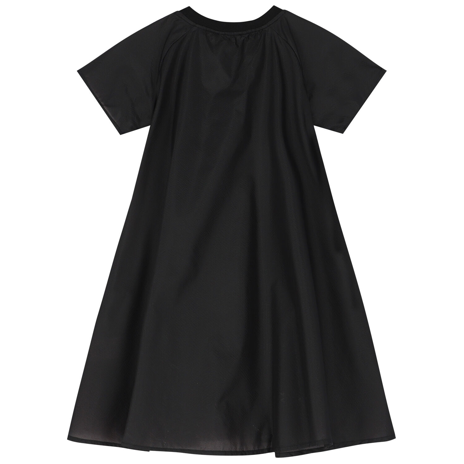 طقم فستان بالشعار باللون الأسود والأبيض , 1, hi-res