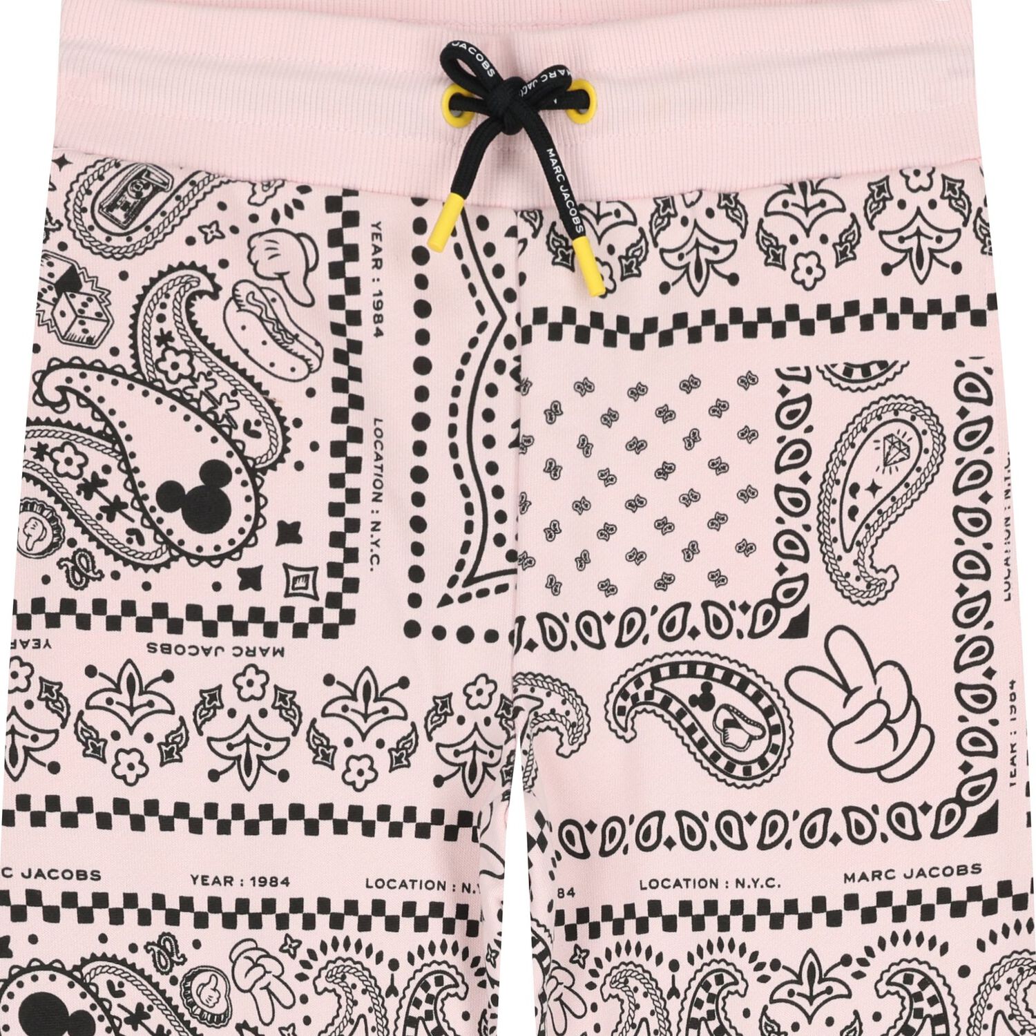Girls Pink Bandana Disney Joggers, 1, hi-res