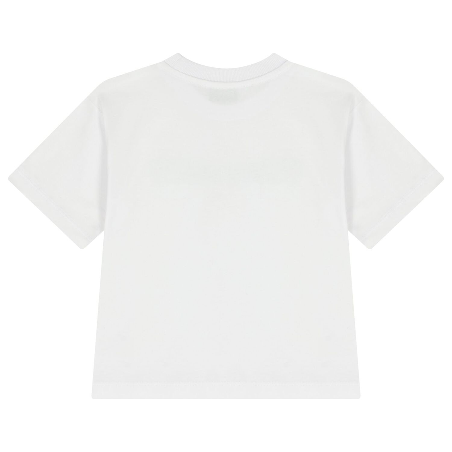 Boys White & Black Teddy Bear Logo Shorts Set, 1, hi-res