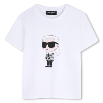 Boys White Logo T-Shirt