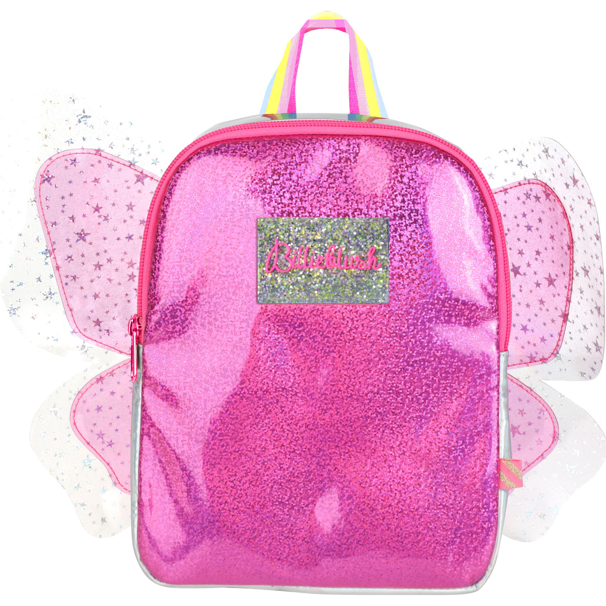 BILLIEBLUSH Girls Pink Butterfly Logo Backpack Junior Couture USA