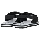 Boys Black & White Logo Ikonik Sandals, 1, hi-res