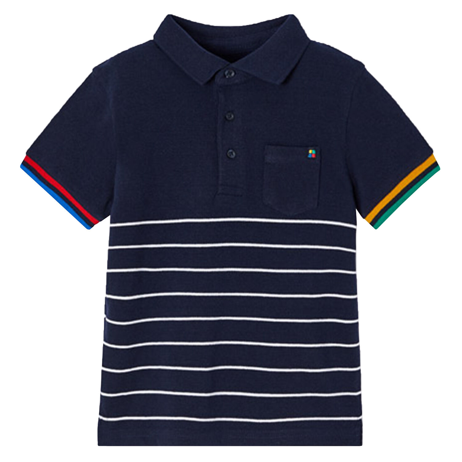 Boys navy polo shirt cheap