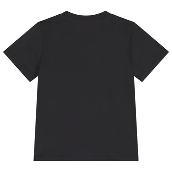 Boys Black Logo T-Shirt