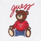 White Teddy Bear Logo T-Shirt, 3, hi-res