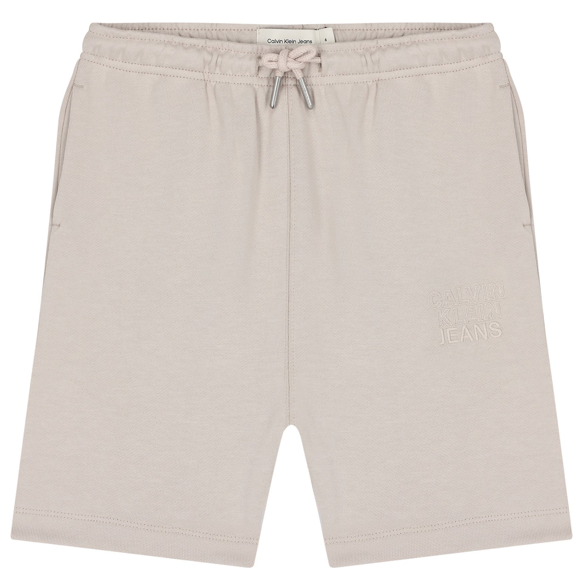 ＜6(ROKU)＞TUCK SHORT PANTS ベージュ　38 Calvin Klein Boys Beige Logo Shorts Set | Junior Couture USA