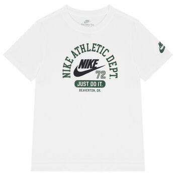 Boys White Logo T-Shirt