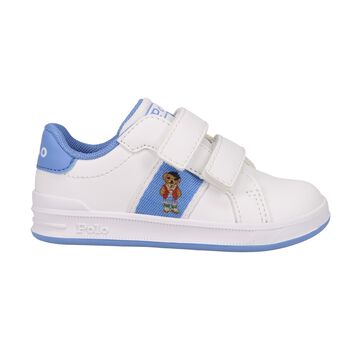 حذاء أولاد رياضي باللون الأبيض والأزرق