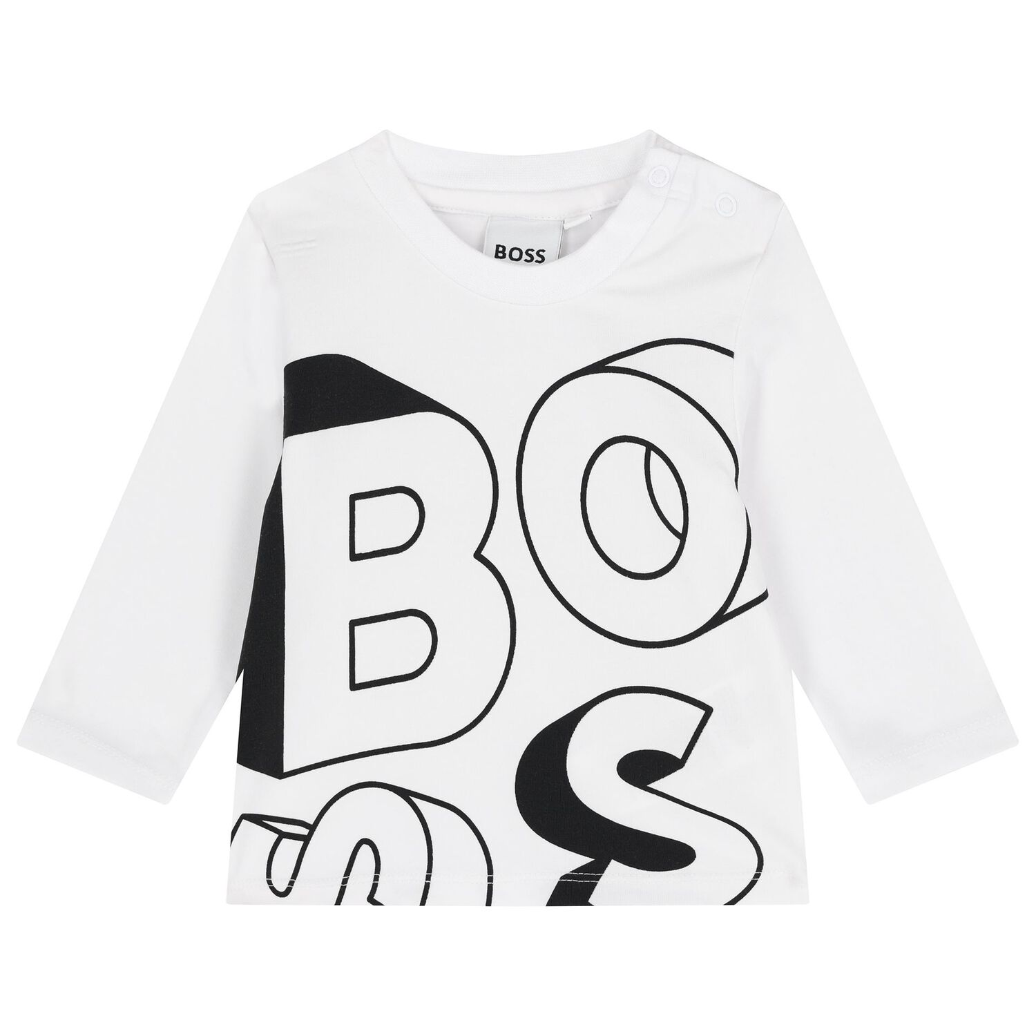 Baby Boys Beige & White Logo Tracksuit Set, 3, hi-res