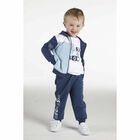 Boys White Logo Long Sleeve Top, 1, hi-res