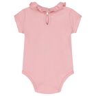 طقم من الشورت  للبنات الصغيرات باللون الوردي (2 قطعه), 1, hi-res