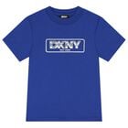Boys Blue Logo T-Shirt, 1, hi-res