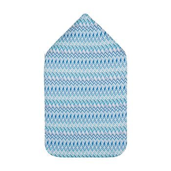 مدس اطفال رضع متعرج باللونين الازرق و الابيض 