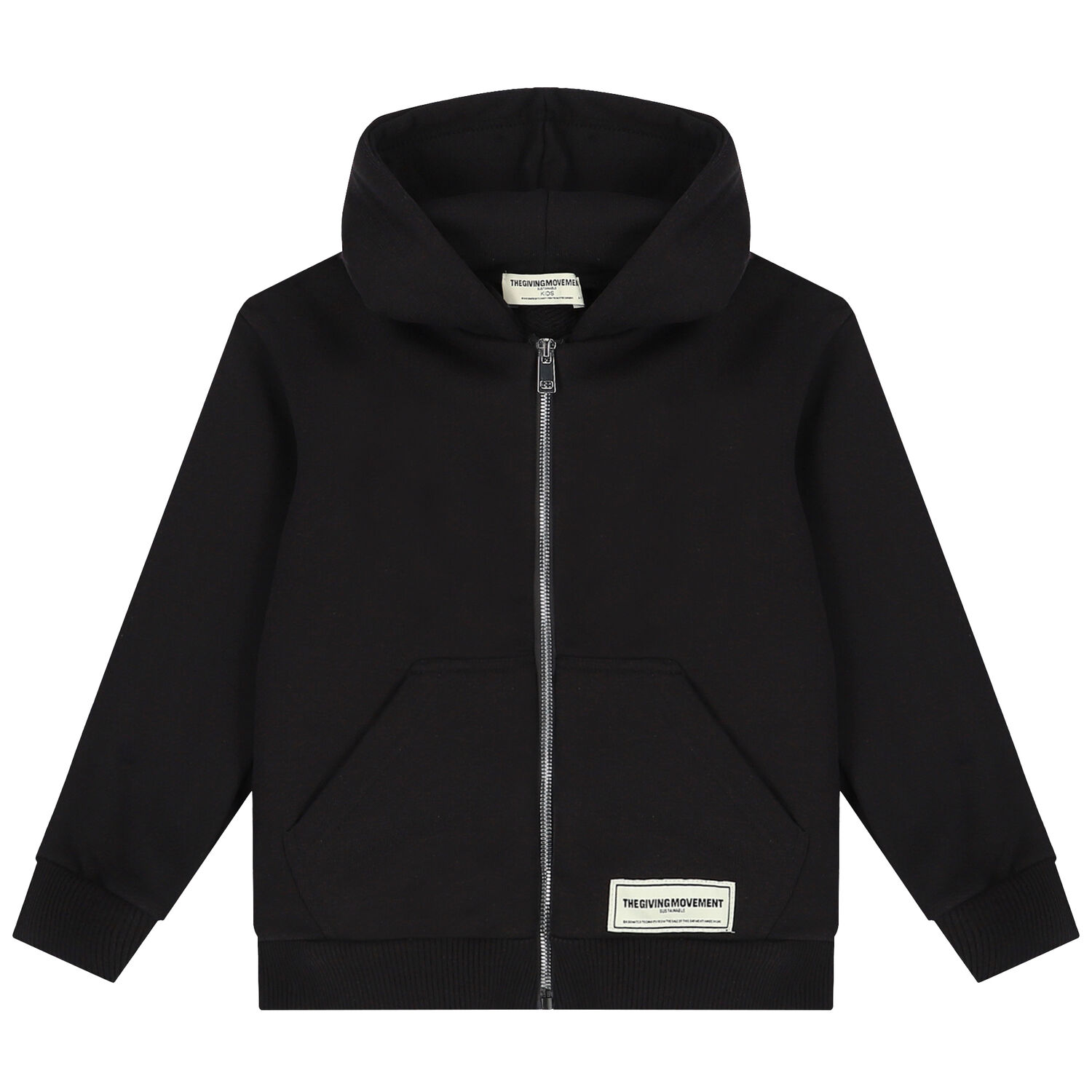 توب هودي بالشعار باللون الأسود, 2, hi-res