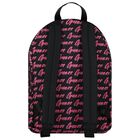 Girls Black & Pink Logo Backpack, 2, hi-res