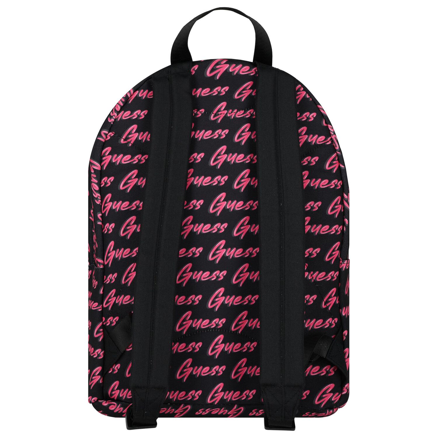Girls Black & Pink Logo Backpack, 2, hi-res image number null