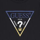 Boys Black Logo T-Shirt, 2, hi-res