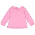 Younger Girls Pink Pixel Character Top, 1, hi-res