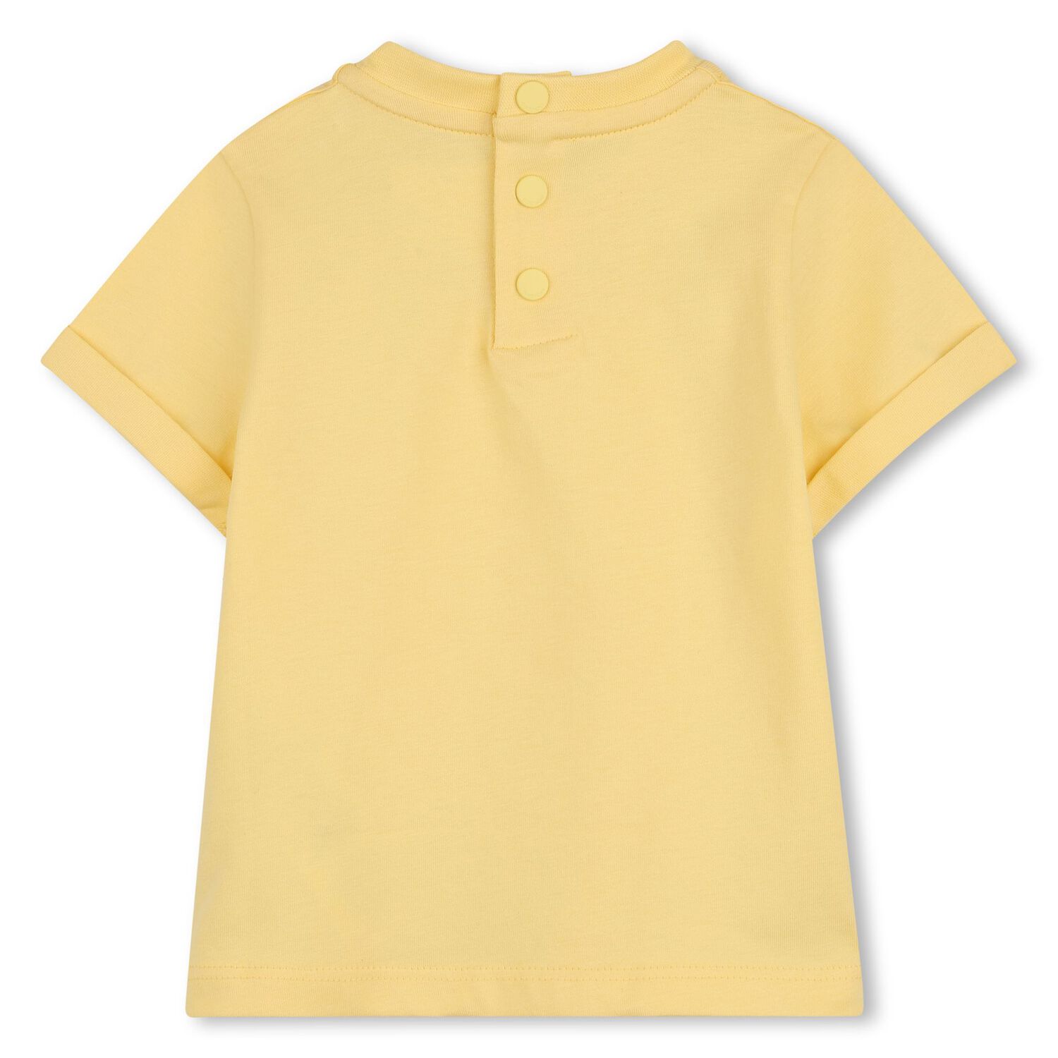 Younger Boys Yellow Logo T-Shirt, 2, hi-res