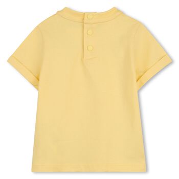 Younger Boys Yellow Logo T-Shirt