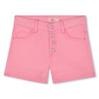 Girls Pink Denim Shorts, 2, hi-res