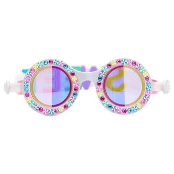 Girls Multi-Coloured Rhinestone Swimming Goggles