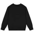 Girls Black & Pink Logo Sweatshirt, 3, hi-res