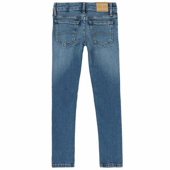 Girls Mid Blue Nora Jeans