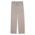 Girls Beige Embellished Logo Trousers, 1, hi-res