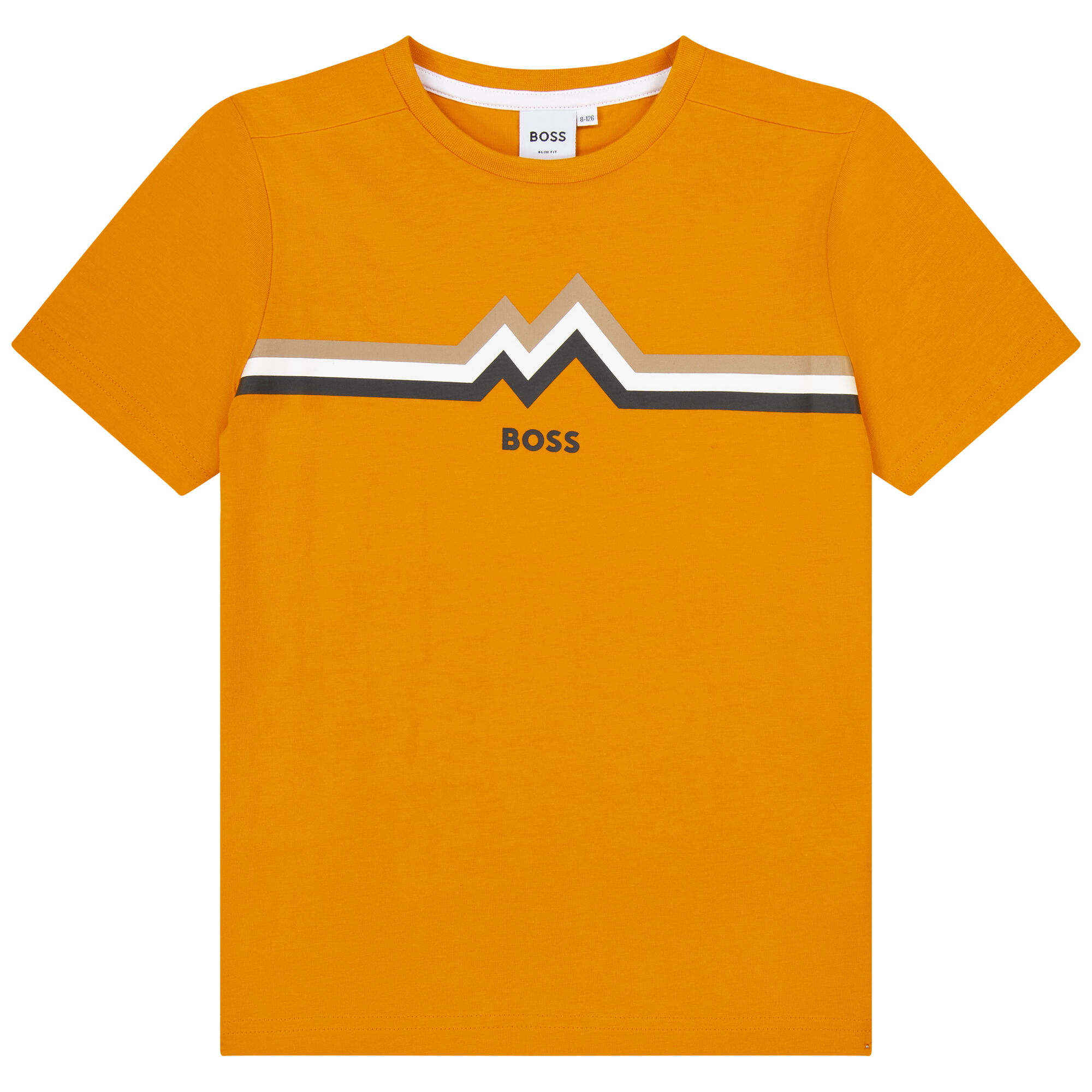 BOSS Boys Orange Logo T-Shirt | Junior Couture USA