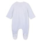 Baby Boys Blue & White Logo Babygrow Gift Set, 2, hi-res