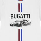 Younger Boys White Logo T-Shirt, 1, hi-res