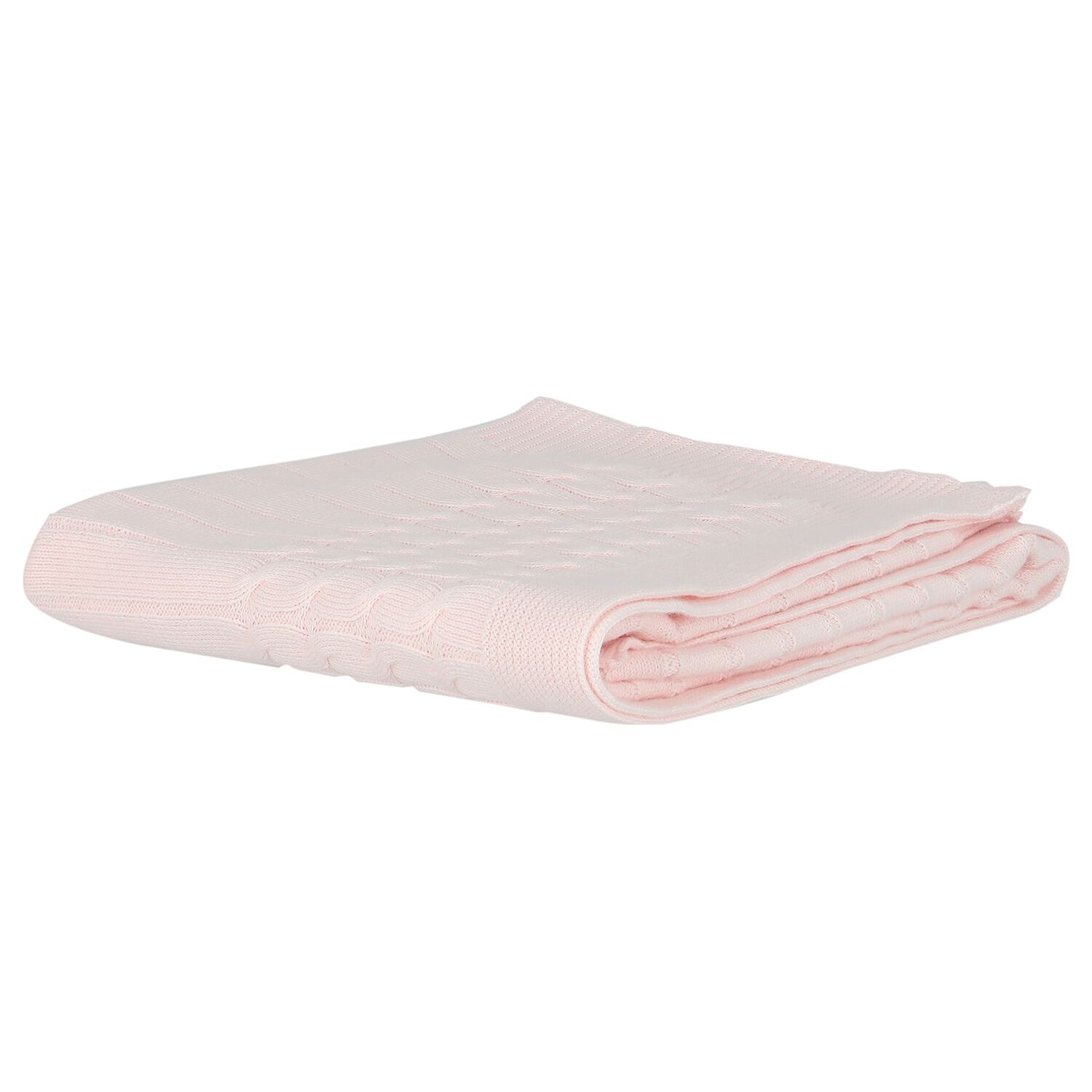 Baby Girls Pink Knit Blanket, 1, hi-res image number null