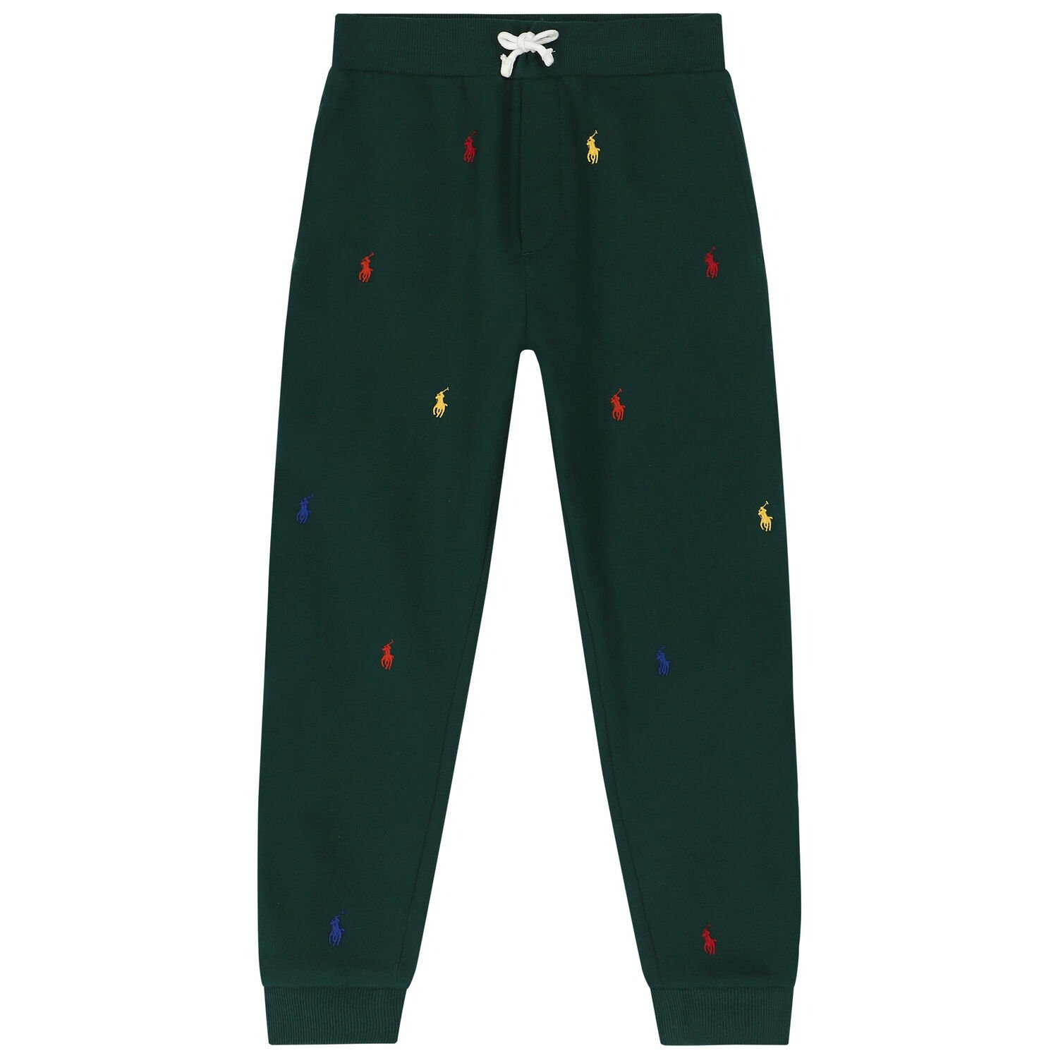 Boys Green Logo Joggers, 1, hi-res