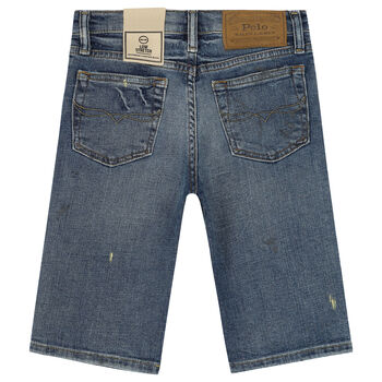 Boys Blue Denim Shorts